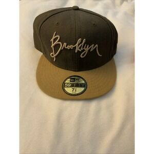 Brooklyn Brown And Town Flat Bill Cap 7-3/8